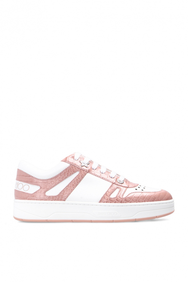 Jimmy choo discount hawaii sneakers pink